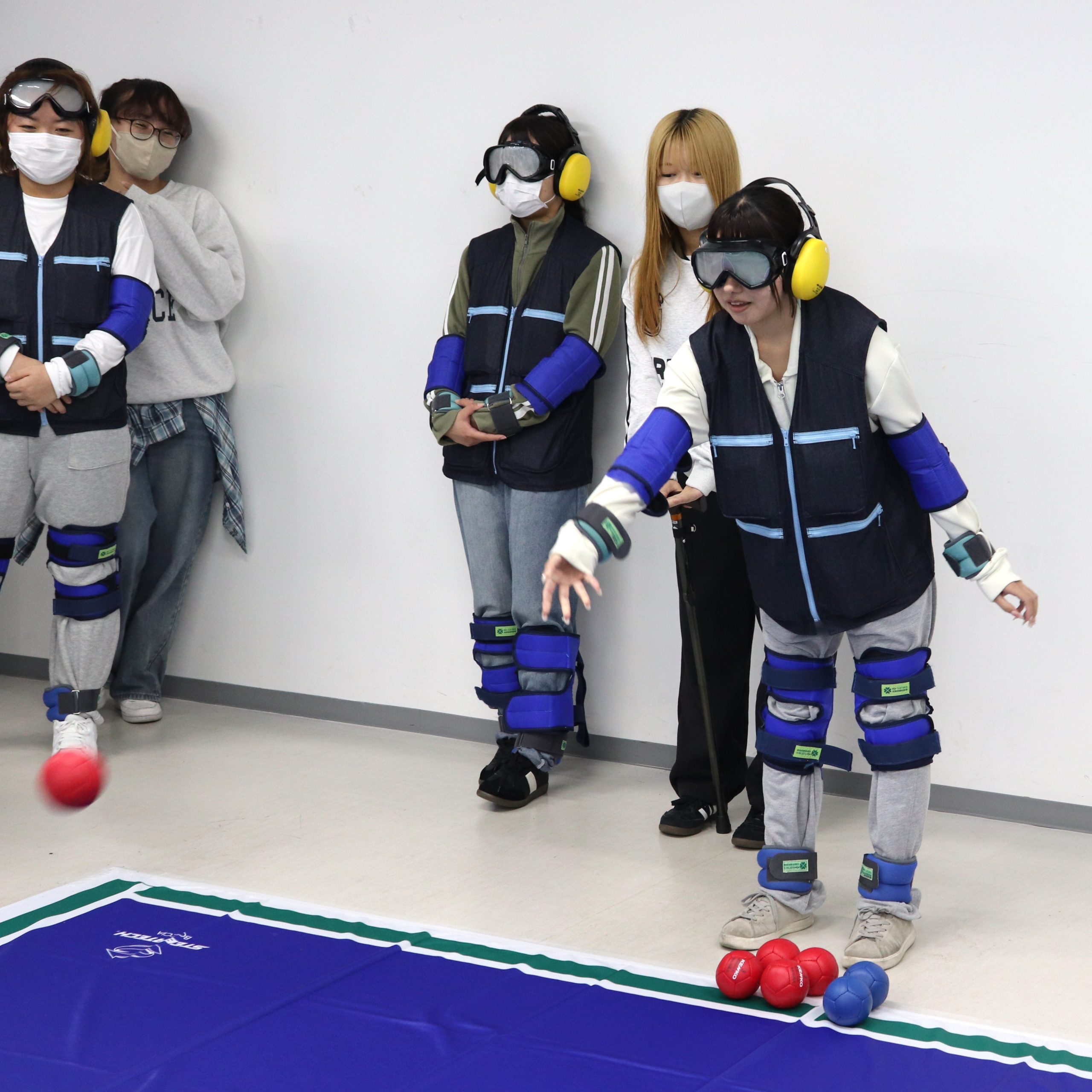 高齢者疑似体験×ボッチャ