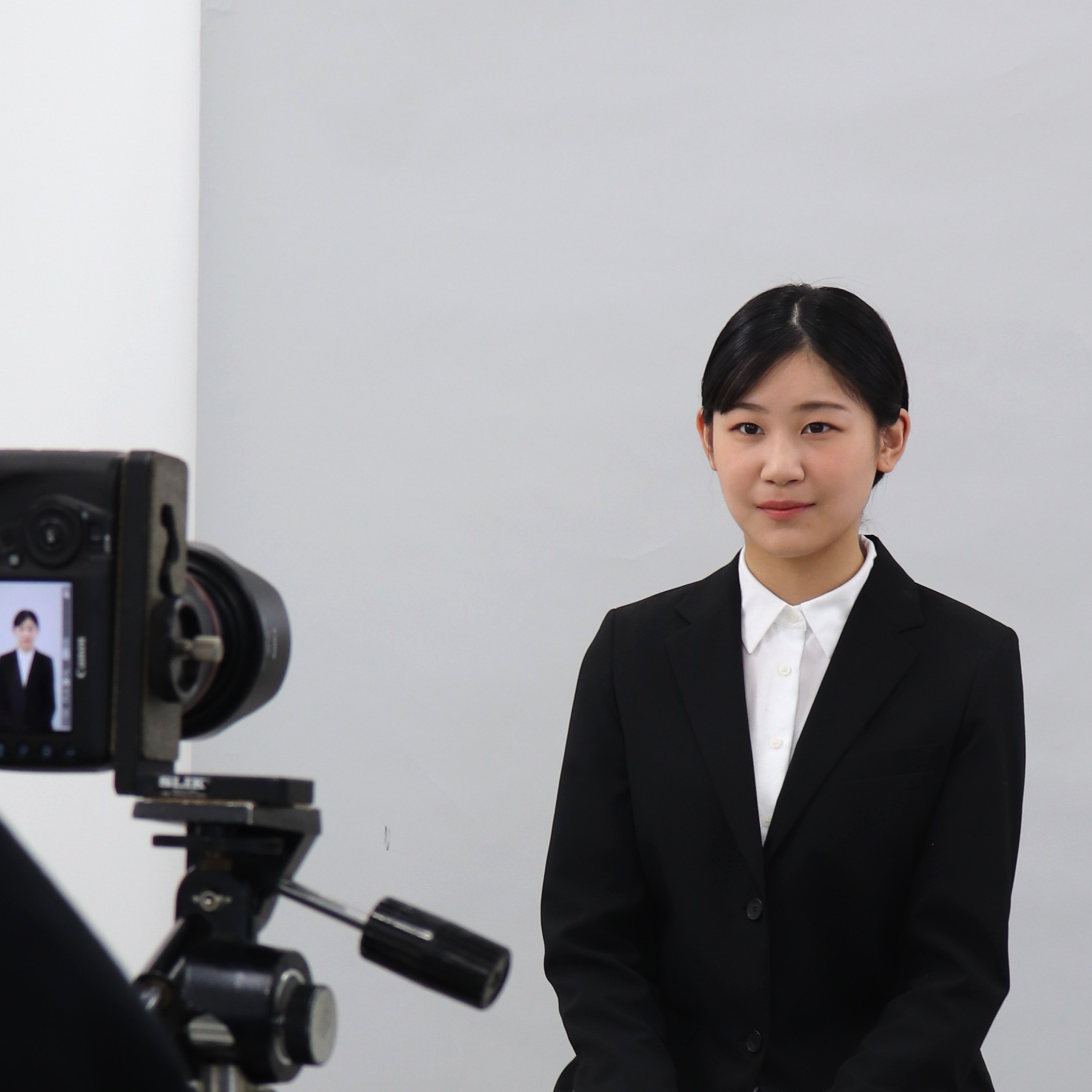 履歴書写真、学内で撮れます！